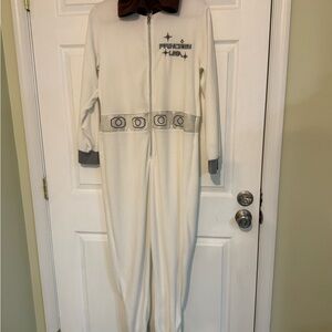 Star Wars Princess Leia Hooded Non-Footed Pajamas One Piece Cosplay S/M